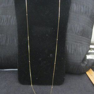 Vintage 18"(Drop) 1mm 14Kt Gold Serpentine Chain